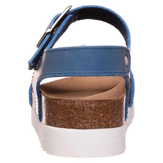 Skórzane sandały w kolorze niebieskim Scholl 36 promocyjna cena Limango Polska