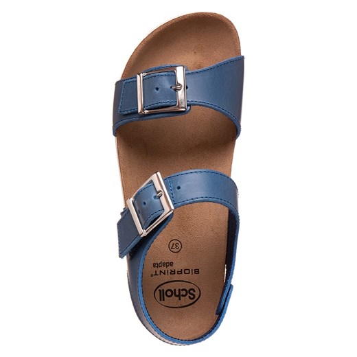 Skórzane sandały w kolorze niebieskim Scholl 42 promocyjna cena Limango Polska