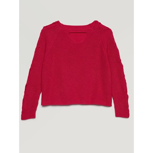 Sweter w kolorze różowym Sisley 170 wyprzedaż Limango Polska