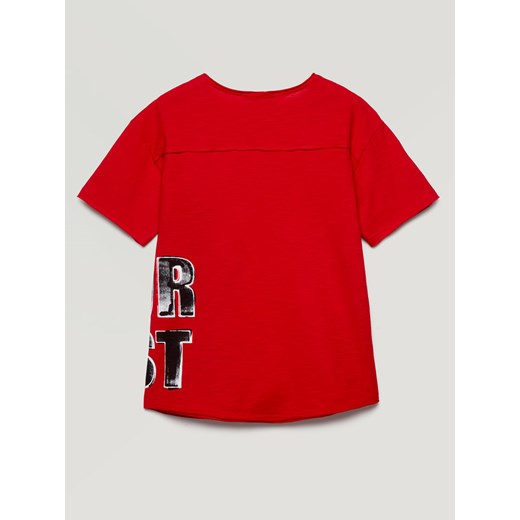Koszulka w kolorze czerwonym Sisley 164 wyprzedaż Limango Polska