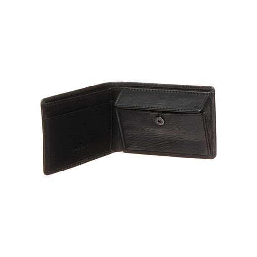 Skórzany portfel w kolorze czarnym - (S)10 x (W)7 x (G)1 cm Braun Büffel onesize okazyjna cena Limango Polska