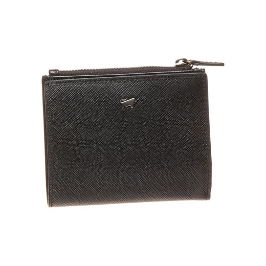 Skórzany portfel w kolorze czarnym - (S)11 x (W)10 x (G)1 cm Braun Büffel onesize promocja Limango Polska