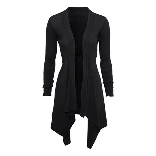 Sweter czarny halens-pl czarny długie