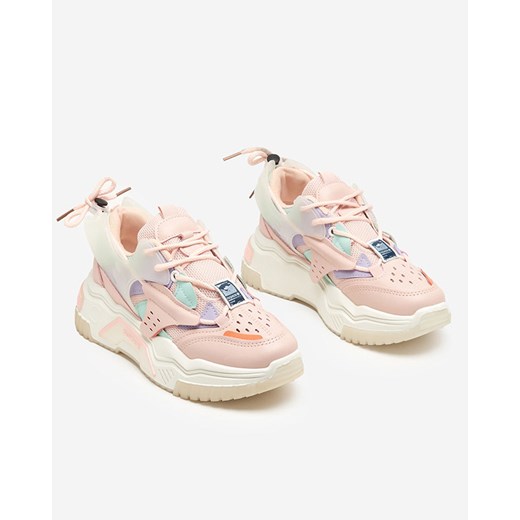 Damskie buty sportowe sneakersy w kolorze różowo- fioletowym Xillop - Obuwie Royalfashion.pl 41 royalfashion.pl