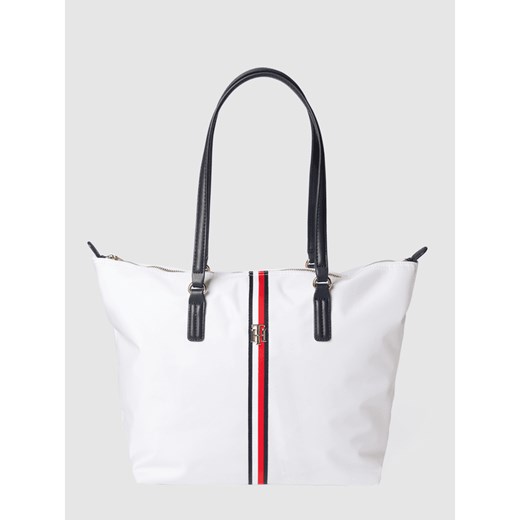 Torba shopper z detalami z logo Tommy Hilfiger One Size Peek&Cloppenburg