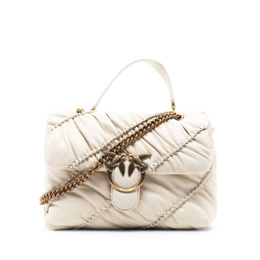 Pinko Skórzana torebka na ramię LOVE CLASSIC PUFF RUFFLE Pinko Uniwersalny Gomez Fashion Store