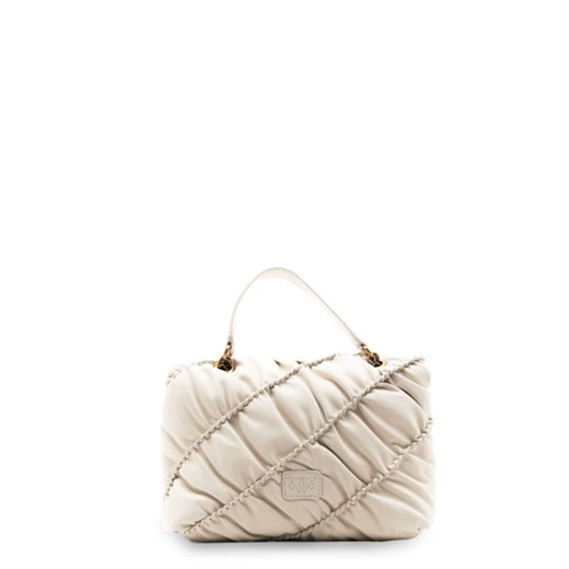 Pinko Skórzana torebka na ramię LOVE CLASSIC PUFF RUFFLE Pinko Uniwersalny Gomez Fashion Store