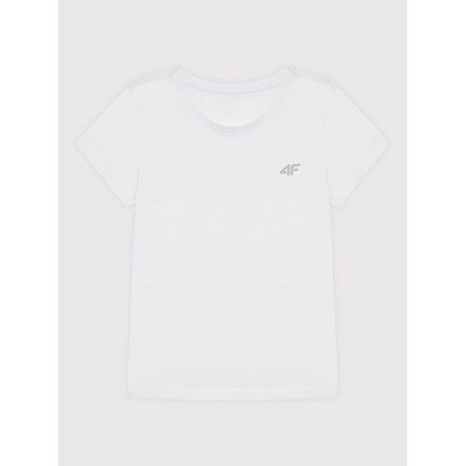 T-Shirt HJL22-JTSD001 Biały Regular Fit 134 MODIVO