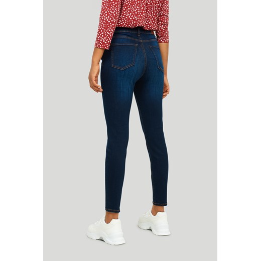 Elastyczne denimowe spodnie o kroju slim-fit Greenpoint 34 okazyjna cena Greenpoint.pl