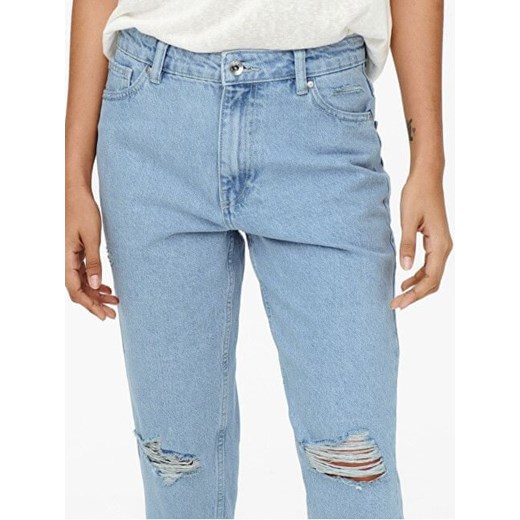 ONLY ONLJAGGER Mom Fit 15242370 jeansy damskieLightBlueDenim (Wielkość 25/30) 27/32 Mall