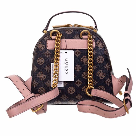 GUESS PLECAK DAMSKI BRIANA BACKPACK DARK BROWN HWPA8489320 MLO messimo