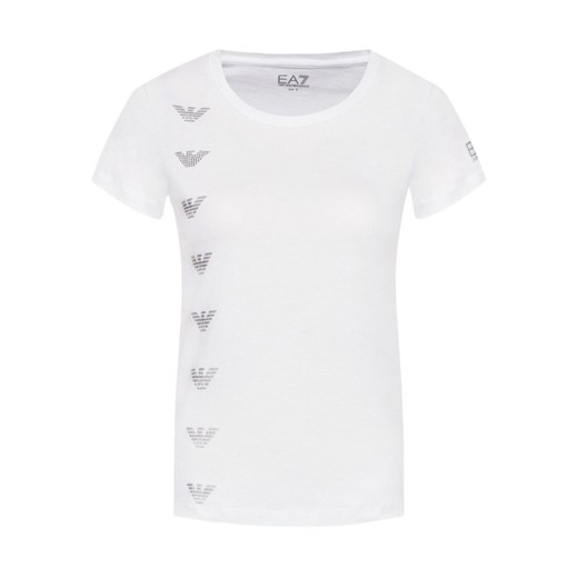EMPORIO ARMANI EA7 markowy damski t-shirt BIANCO 2022 XL EITALIA