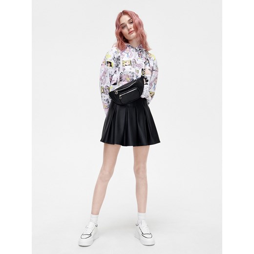 Cropp - Bluza z motywem mangi - Biały Cropp S Cropp