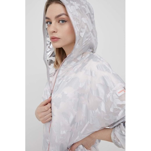 Frieda &amp; Freddies kurtka damska kolor szary przejściowa oversize Frieda & Freddies 38 ANSWEAR.com