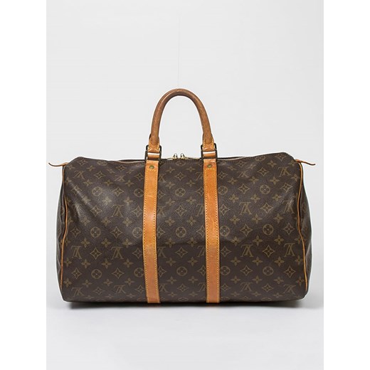 Torba "Keepall 45" w kolorze brązowym - 46 x 40 x 24 cm Louis Vuitton onesize wyprzedaż Limango Polska