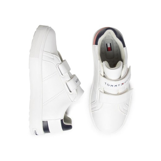 Tommy Hilfiger Sneakersy Low Cut Velcro Sneaker T3B4-30719-0193 M Biały Tommy Hilfiger 33 wyprzedaż MODIVO