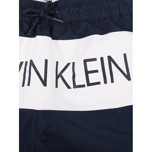 Calvin Klein Swimwear Szorty kąpielowe Medium Drawstring B70B700228 Granatowy 14_16 wyprzedaż MODIVO