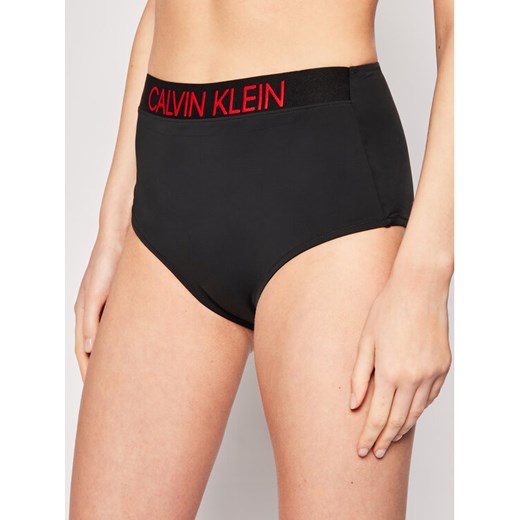 Calvin Klein Swimwear Dół od bikini KW0KW00941 Czarny XS wyprzedaż MODIVO