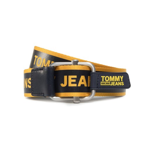 Tommy Jeans Pasek Męski Tjm Logo Tape Rev Web Belt 3.5 AM0AM06222 Czarny Tommy Jeans 90 MODIVO promocyjna cena
