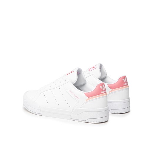 adidas Buty Court Tourino J H00765 Biały 38 okazyjna cena MODIVO