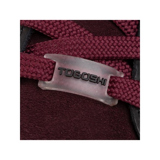 Togoshi Sneakersy TG-12-03-000090 Bordowy Togoshi 45 wyprzedaż MODIVO