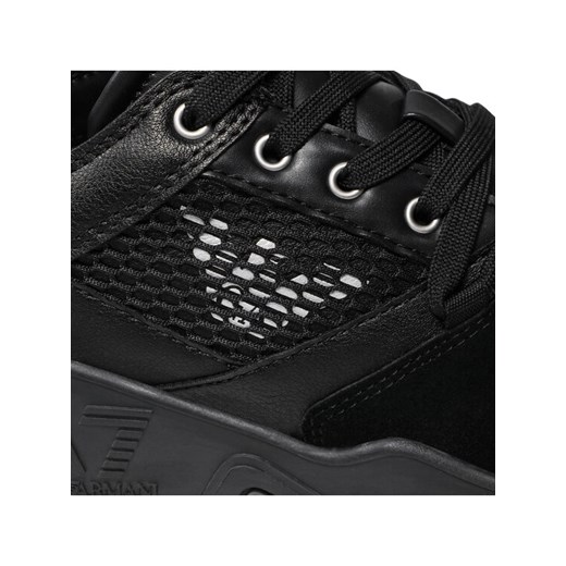 EA7 Emporio Armani Sneakersy X8X091 XK236 R926 Czarny 42_23 wyprzedaż MODIVO