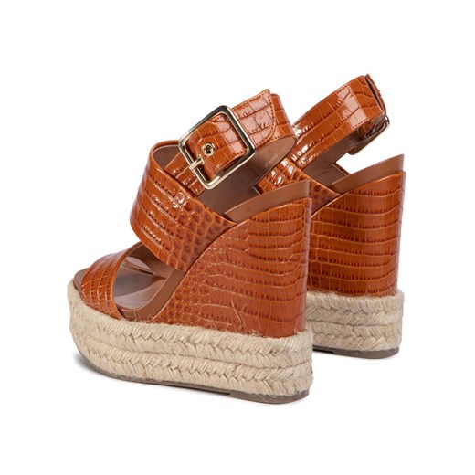 TWINSET Espadryle Sandalo 201TCT016 Brązowy Twinset 40 promocyjna cena MODIVO