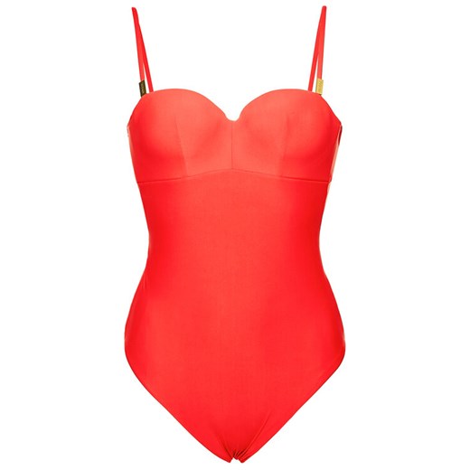 Calvin Klein Swimwear Strój kąpielowy Structured Bandeau KW0KW00973 Czerwony S wyprzedaż MODIVO