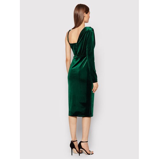 Rinascimento Sukienka koktajlowa CFC0106681003 Zielony Slim Fit Rinascimento L promocyjna cena MODIVO