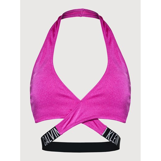 Calvin Klein Swimwear Góra od bikini KW0KW01460 Różowy XS okazyjna cena MODIVO