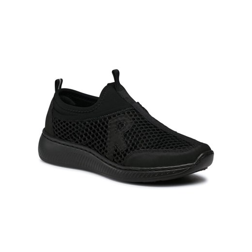 Rieker Sneakersy N5544-00 Czarny Rieker 37 promocyjna cena MODIVO