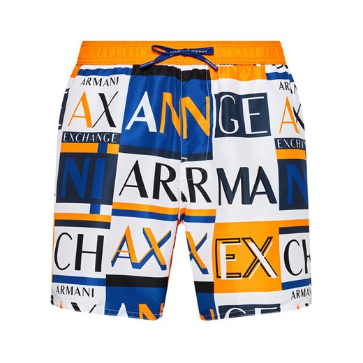 Armani Exchange Szorty kąpielowe 953022 1P636 96310 Kolorowy Regular Fit Armani Exchange M okazja MODIVO