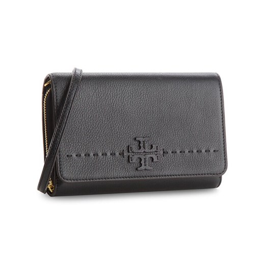 Tory Burch Torebka Mcgraw Flat Wallet Cross-Body 41848 Czarny Tory Burch 00 promocja MODIVO