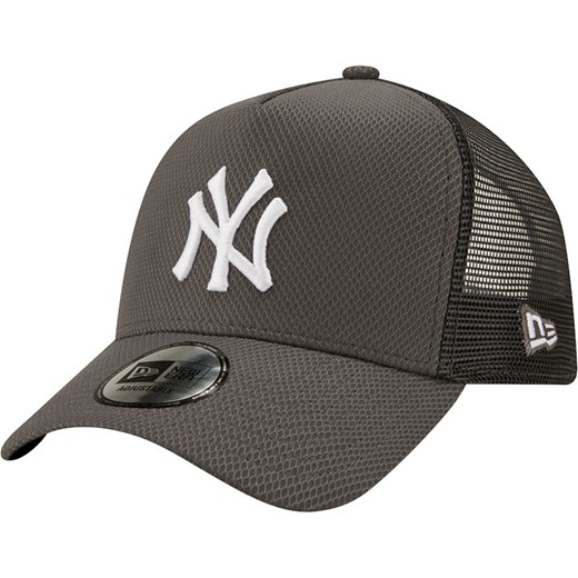 Męska czapka z daszkiem NEW ERA DIAMOND ERA TRUCKER NEW YORK YANKEES - szara New Era One-size wyprzedaż Sportstylestory.com