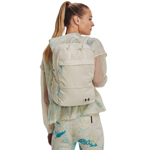 Damski plecak treningowy UNDER ARMOUR UA Essentials Backpack - kremowy/ecru Under Armour One-size wyprzedaż Sportstylestory.com