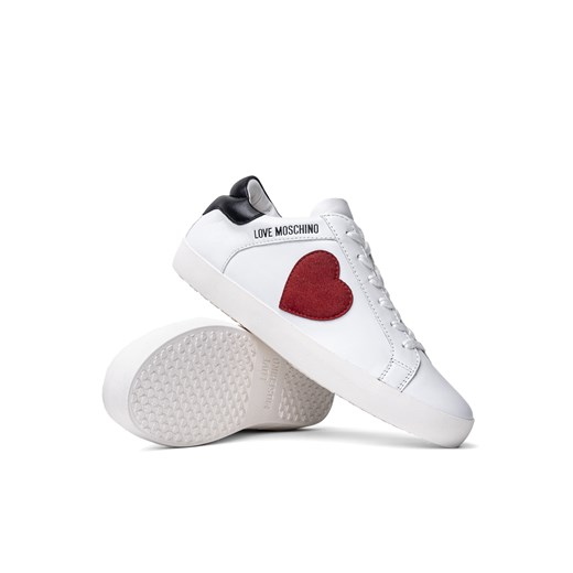 Sneakersy damskie białe Love Moschino JA15402G0EI4310A Love Moschino 41 Sneaker Peeker