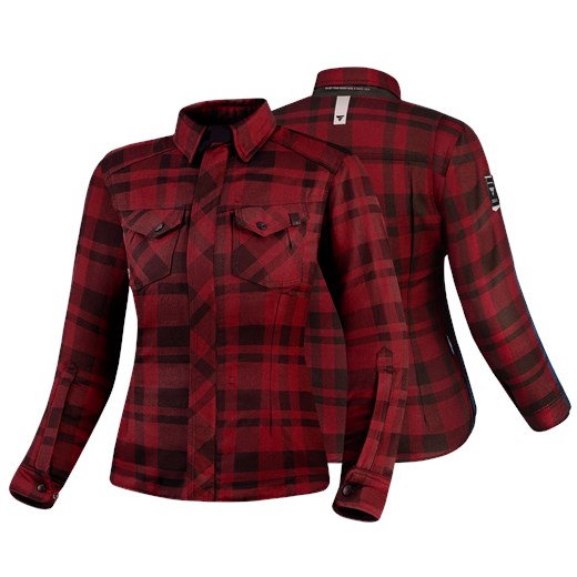 Koszula motocyklowa damska SHIMA RENEGADE LADY 2 RED czerwony Shima XS RRmoto.pl