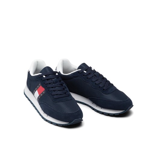Tommy Jeans Sneakersy Mix Runner EM0EM00871 Granatowy Tommy Jeans 43 MODIVO