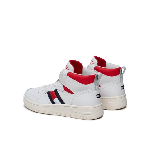 Tommy Jeans Sneakersy Mid Cut Basket Sneaker EN0EN01506 Biały Tommy Jeans 40 wyprzedaż MODIVO