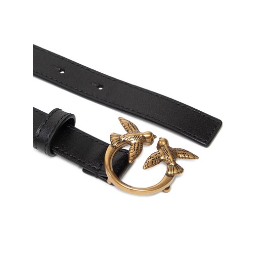 Pinko Pasek Damski Love Berry Simply Belt H2 PE 22 PLT01 1H20ZV Y7SP Czarny Pinko XS MODIVO
