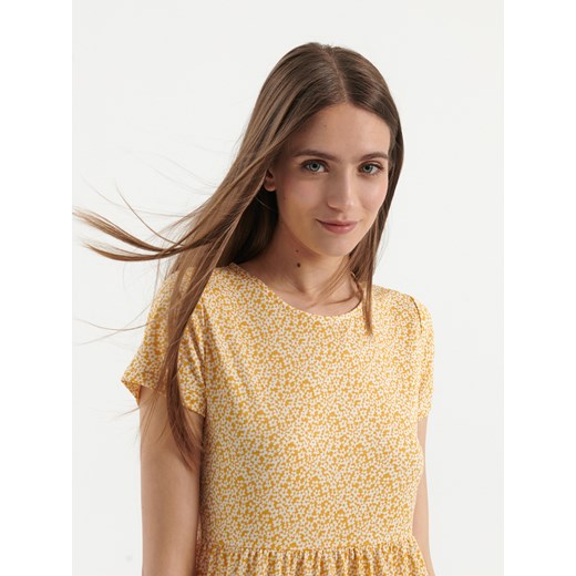 Sukienka babydoll w kwiaty - Wielobarwny House M House