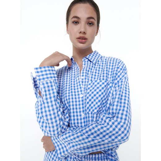 Reserved - Koszula oversize - Niebieski Reserved L Reserved
