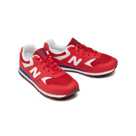 New Balance Sneakersy YC393BBP Czerwony New Balance 36 wyprzedaż MODIVO