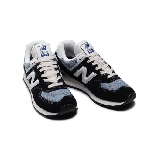 New Balance Sneakersy ML574HF2 Granatowy New Balance 44 okazyjna cena MODIVO