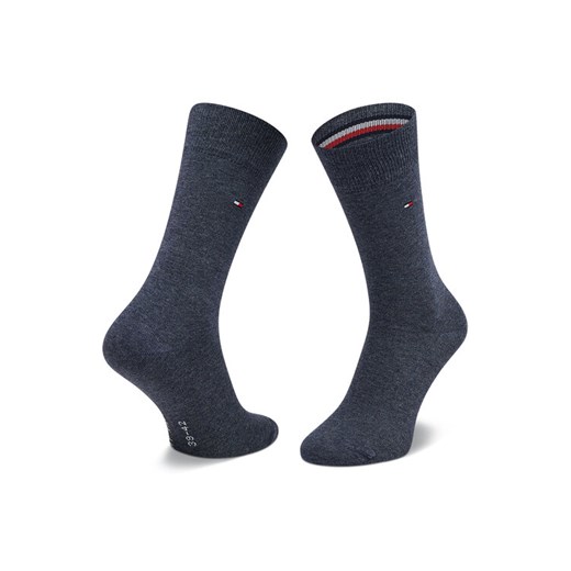 Tommy Hilfiger Zestaw 4 par wysokich skarpet męskich 701210548 Niebieski Tommy Hilfiger 39_42 promocja MODIVO