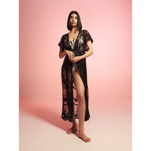 Reserved - Narzutka plażowa - Czarny Reserved XS/S Reserved