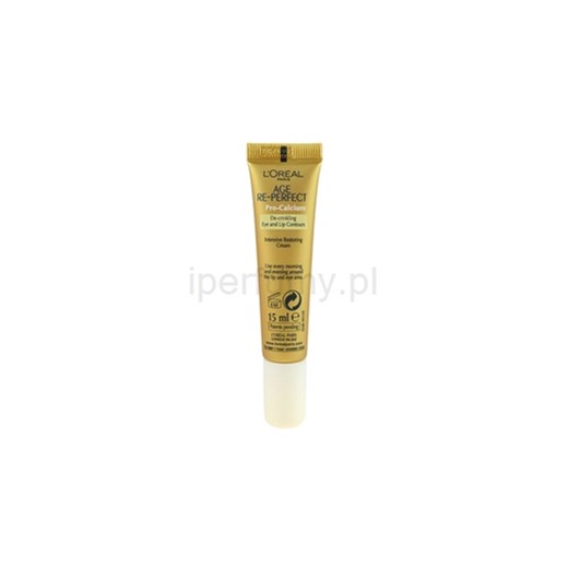 L'Oréal Paris Age Perfect odmładzający krem pod oczy do skóry dojrzałej (Pro-Calcium Lip&Eye Cream) 15 ml + do każdego zamówienia upominek. iperfumy-pl zielony pod oczy