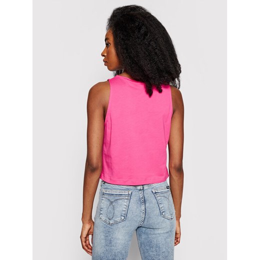 Calvin Klein Jeans Bluzka Tonal Monogram J20J215622 Różowy Regular Fit L wyprzedaż MODIVO