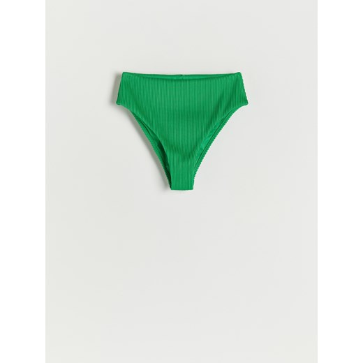 Reserved - Majtki bikini z wysokim stanem - Zielony Reserved M Reserved