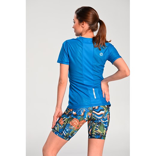 Koszulka Zip Z Panelami Oddychającymi Blue Nessi Sportswear S wyprzedaż Nessi Sportswear